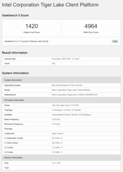 (Fuente de la imagen: Geekbench)