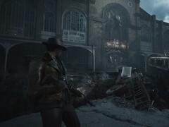 Captura de pantalla del juego «The Sinking City 2» en la que aparece el protagonista, Calvin Rafferty.