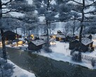 Una imagen en la que se ve un pueblo de la dinastía Sengoku.
