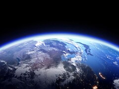 Una imagen que representa la Tierra y su atmósfera. (Fuente de la imagen: Bluebackimage, Adobe Stock)
