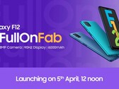 Un nuevo teaser de Galaxy F12. (Fuente: Samsung)