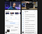 Las transcripciones de YouTube en una nueva forma. (Fuente: Android Police)