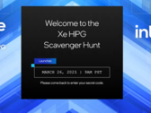 Página de aterrizaje de la nueva GPU Xe HPG de Intel. (Imagen: Intel)