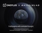 Los smartphones de la serie OnePlus 9 serán los primeros en estrenar una nueva colaboración con Hasselblad. (Imagen: OnePlus)