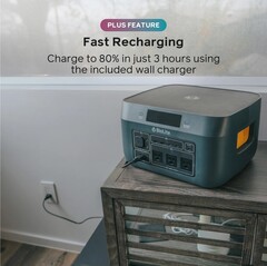 La BaseCharge 1500+ ahora se carga casi 4 veces más rápido desde una toma de corriente (Fuente de la imagen: BioLite)