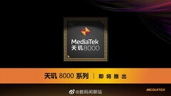 Un teaser del Dimensity 8000. (Fuente: MediaTek)