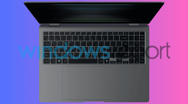 Teclado Samsung Galaxy Book 5 Pro 360 (fuente de la imagen: Windows Report)