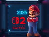 Un Mario en 3D mirando el calendario de la Switch 2 de 2026 (Fuente de la imagen: Nintendo of America con modificaciones)