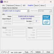 CPU-Z: Gráficos Intel