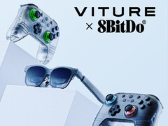 Viture y 8BitDo han lanzado nuevas versiones translúcidas del controlador 8BitDo Ultimate 2C. (Fuente de la imagen: Viture)
