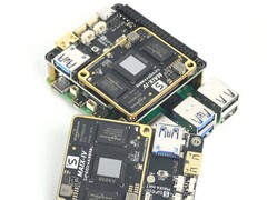 Maix4-HAT: La placa de expansión puede utilizarse con o sin Raspberry Pi. (Fuente de la imagen: Sipeed)