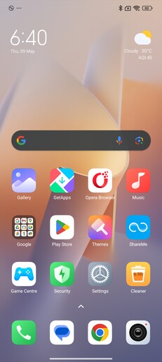 HyperOS: Pantalla de inicio
