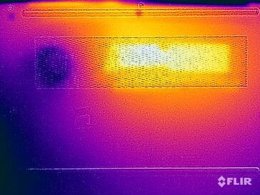 Temperaturas de la superficie del fondo (prueba de esfuerzo)