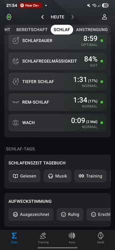 Amazfit Active2 Sueño