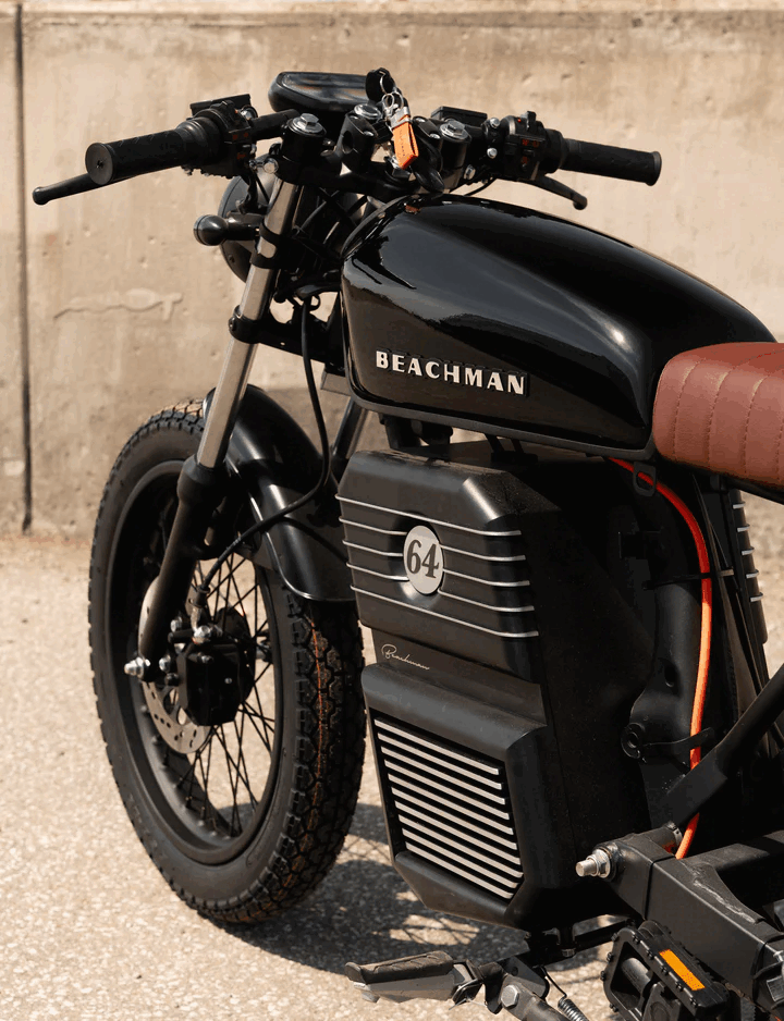 La bicicleta eléctrica Beachman '64 tiene una gran batería extraíble de 2,88 kWh (Fuente de la imagen: Beachman)