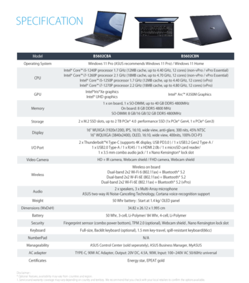 Especificaciones Asus ExpertBook B5 B5602C