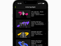 Artist Spotlight es una de las cuatro funciones ampliadas o nuevas introducidas este mes. (Fuente de la imagen: Apple)