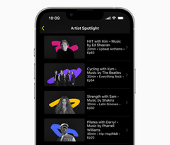 Artist Spotlight es una de las cuatro funciones ampliadas o nuevas introducidas este mes. (Fuente de la imagen: Apple)