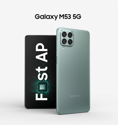 El Galaxy M53 5G podrá pedirse finalmente en tres colores. (Fuente de la imagen: Samsung)