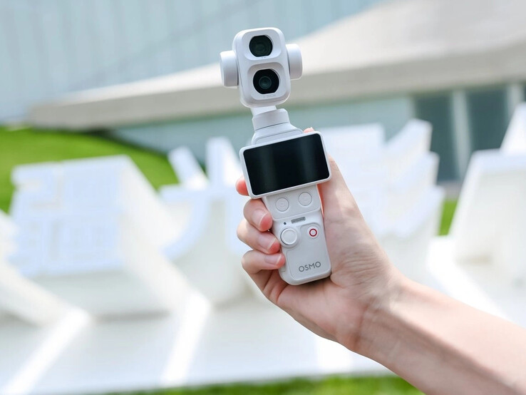 DJI Osmo Pocket 4P en blanco perla.