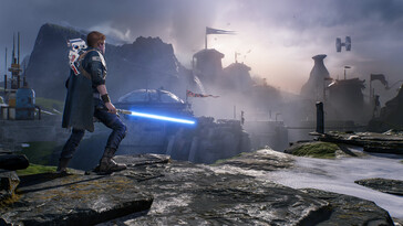 Una imagen que muestra un paisaje en Star Wars Jedi: Fallen Order. (Fuente de la imagen: Steam)