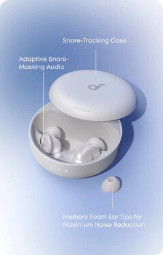Estos auriculares pueden detectar los ronquidos (Fuente de la imagen: Anker)