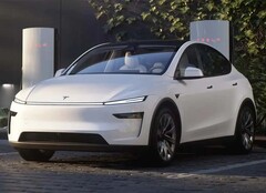 El nuevo Tesla Model Y. Volkswagen superó a Tesla en el primer puesto del mercado europeo de vehículos eléctricos al disminuir las matriculaciones del SUV eléctrico (Fuente de la imagen: Tesla)