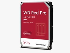 Las empresas y los clientes privados pudientes pueden estar interesados en la nueva variante de 20TB del disco duro WD Red Pro para servidores NAS (Imagen: Western Digital)