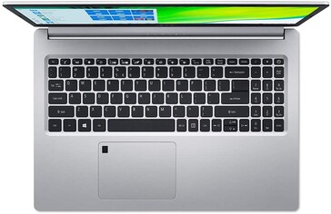 Acer Aspire 5 A515 con Ryzen 7 5700U - Cubierta de teclado. (Fuente: Amazon.it)