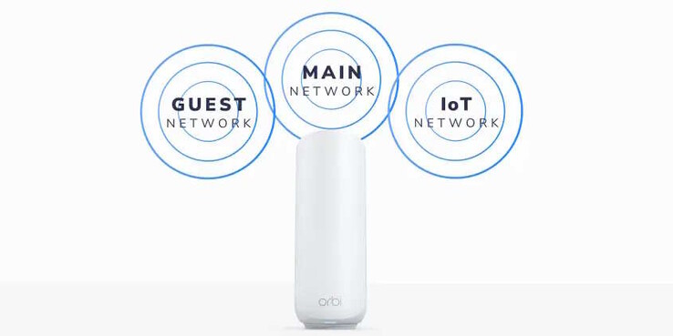 Estos dispositivos de malla WiFi 7 pueden crear varias redes independientes (Fuente de la imagen: Netgear)