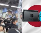 La reposición de PS5 atrajo a una multitud en Japón, pero la Switch sigue siendo la campeona de ventas. (Fuente de la imagen: @AJapaneseDream/WorldGrain/Nintendo)