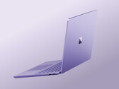 El nuevo Surface Laptop de 13 pulgadas en su color violeta.
