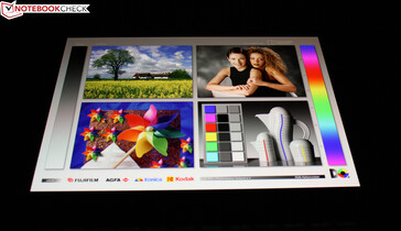 Ángulos de visión de la pantalla OLED del Vivobook 13 Slate