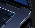 Los portátiles Googlebook estarán equipados con procesadores Intel Qualcomm y MediaTek. En la imagen: render promocional de un portátil con la marca Google.