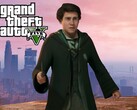 Maqueta del personaje del Legado de Hogwarts en GTA 5 (Fuente de la imagen: Warner Bros. Entertainment, Rockstar Games con ediciones)