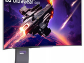 El UltraGear OLED 45GS95QE tiene un acabado curvo 800R. (Fuente de la imagen: LG)