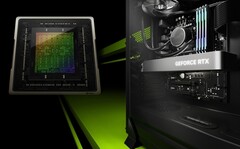 La arquitectura Ada Lovelace de Nvidia proporciona a la GeForce RTX 4070 Ti una enorme ventaja de rendimiento. (Fuente de la imagen: Nvidia - editado)