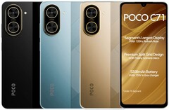 El Poco C71 cuenta con una pantalla HD+ de 6,88 pulgadas y 120 Hz (Fuente de la imagen: Poco)