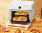 El Xiaomi Mijia Smart Air Frying Oven 30L tiene una pantalla táctil de 1,32 pulgadas (~3,35 cm). (Fuente de la imagen: Xiaomi)