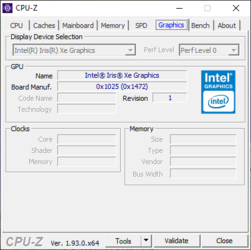 cpu-z: Gráficos