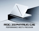 Asus comercializa el ROG Zephyrus G16 (2026) con un acabado plateado cuando se combina con la tarjeta gráfica RTX 5080 « GeForce ».