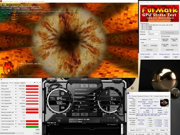 Prueba de esfuerzo con FurMark (PT 111%)