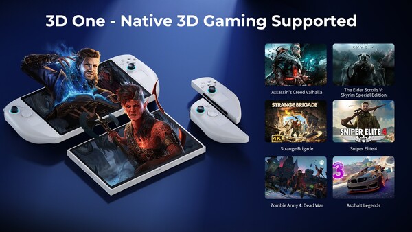 La Abxylute 3D One tiene mandos desmontables.