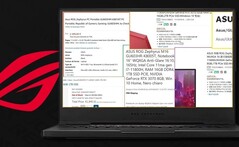 Más listados de minoristas han estado filtrando detalles sobre los portátiles Asus ROG Zephyrus M16. (Fuente de la imagen: Asus/Amazon/microaid - editado)