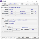 Placa base CPU-Z