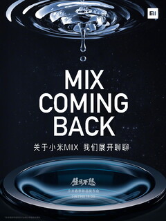 El primer dispositivo Mi Mix en años debutará el 29 de marzo. (Fuente de la imagen: Xiaomi - editado)