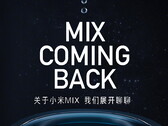 El primer dispositivo Mi Mix en años debutará el 29 de marzo. (Fuente de la imagen: Xiaomi - editado)