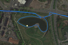 Prueba de GPS: Xiaomi Mi 9T - Ciclismo alrededor de un lago