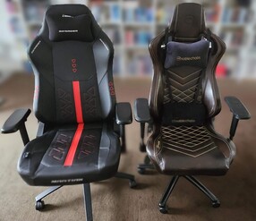 La Martian Pro parece más imponente al lado de la Nobelchairs Epic.