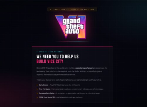 Sitio de estafa del acceso anticipado a GTA 6